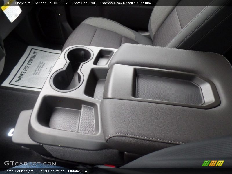 Shadow Gray Metallic / Jet Black 2019 Chevrolet Silverado 1500 LT Z71 Crew Cab 4WD