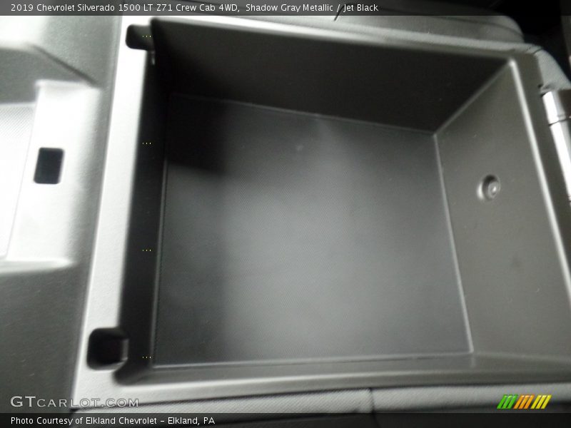 Shadow Gray Metallic / Jet Black 2019 Chevrolet Silverado 1500 LT Z71 Crew Cab 4WD