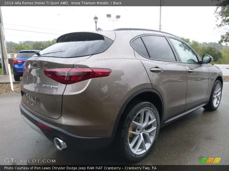 Imola Titanium Metallic / Black 2019 Alfa Romeo Stelvio Ti Sport AWD