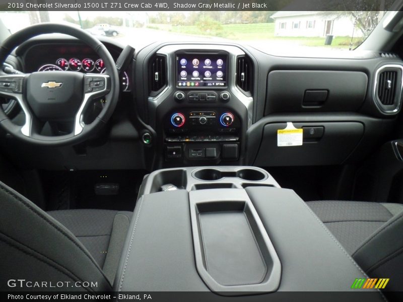 Shadow Gray Metallic / Jet Black 2019 Chevrolet Silverado 1500 LT Z71 Crew Cab 4WD