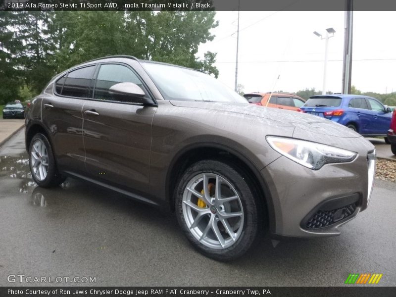 Imola Titanium Metallic / Black 2019 Alfa Romeo Stelvio Ti Sport AWD