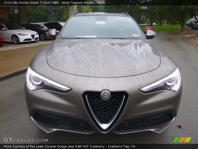 Imola Titanium Metallic / Black 2019 Alfa Romeo Stelvio Ti Sport AWD