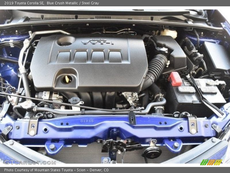  2019 Corolla SE Engine - 1.8 Liter DOHC 16-Valve VVT-i 4 Cylinder
