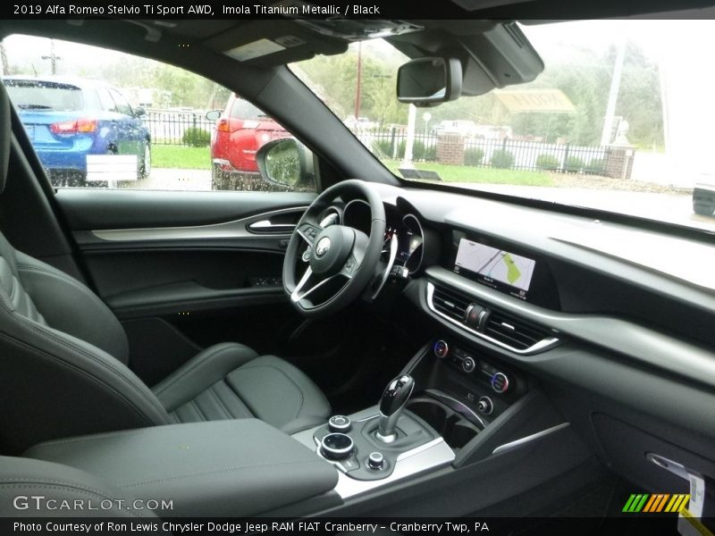 Imola Titanium Metallic / Black 2019 Alfa Romeo Stelvio Ti Sport AWD