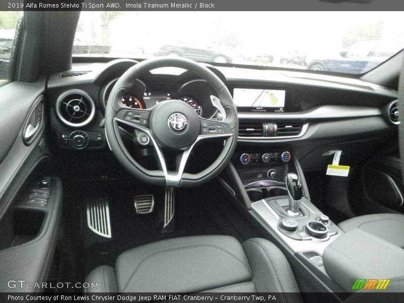  2019 Stelvio Ti Sport AWD Black Interior