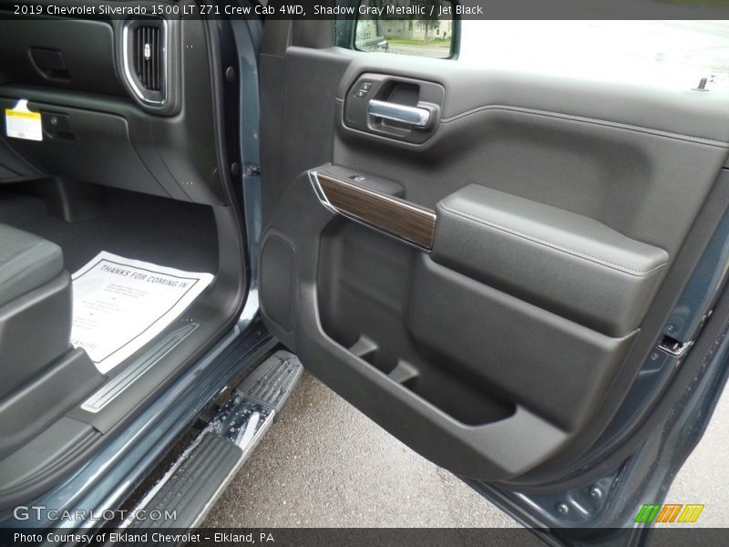 Shadow Gray Metallic / Jet Black 2019 Chevrolet Silverado 1500 LT Z71 Crew Cab 4WD