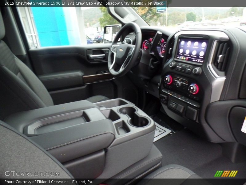 Shadow Gray Metallic / Jet Black 2019 Chevrolet Silverado 1500 LT Z71 Crew Cab 4WD