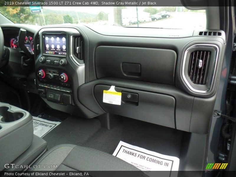 Shadow Gray Metallic / Jet Black 2019 Chevrolet Silverado 1500 LT Z71 Crew Cab 4WD
