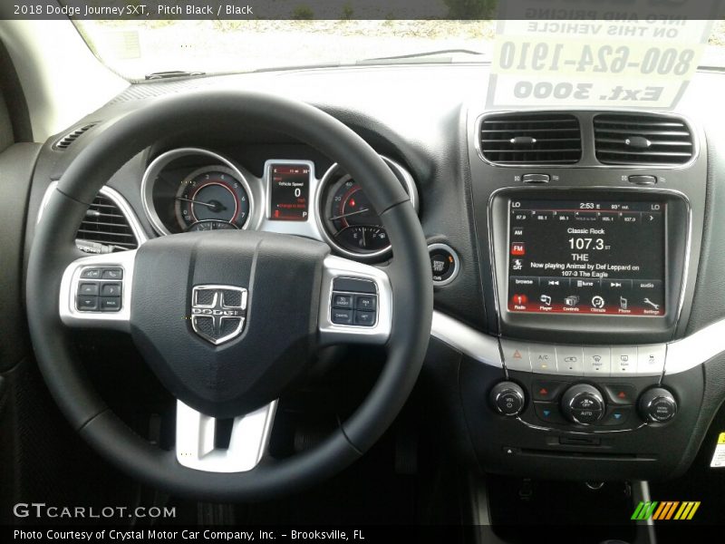 Pitch Black / Black 2018 Dodge Journey SXT