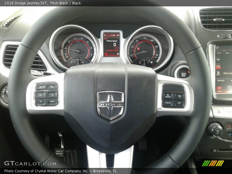 Pitch Black / Black 2018 Dodge Journey SXT