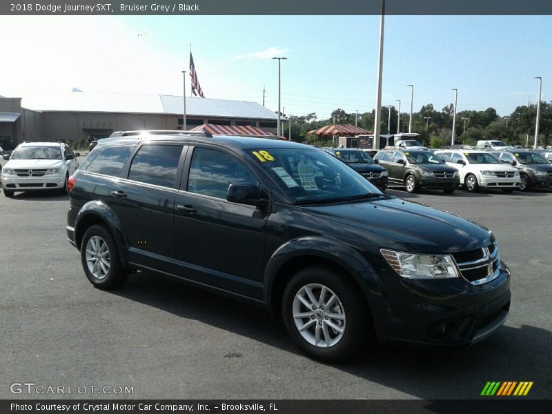 Bruiser Grey / Black 2018 Dodge Journey SXT