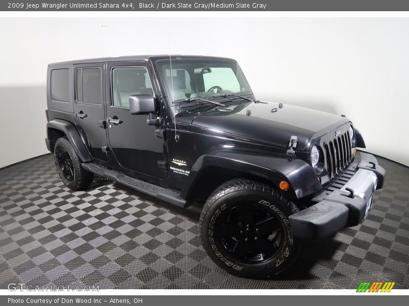 Black / Dark Slate Gray/Medium Slate Gray 2009 Jeep Wrangler Unlimited Sahara 4x4