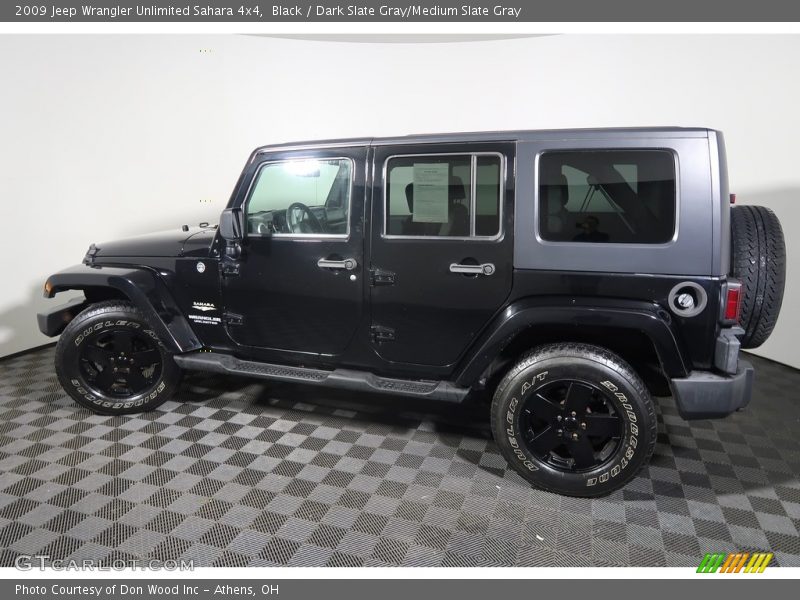 Black / Dark Slate Gray/Medium Slate Gray 2009 Jeep Wrangler Unlimited Sahara 4x4