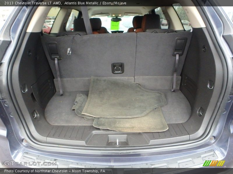 Atlantis Blue Metallic / Ebony/Mojave 2013 Chevrolet Traverse LT AWD