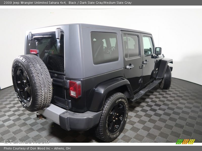 Black / Dark Slate Gray/Medium Slate Gray 2009 Jeep Wrangler Unlimited Sahara 4x4