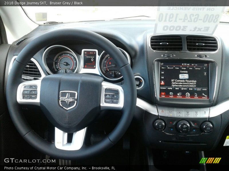 Bruiser Grey / Black 2018 Dodge Journey SXT