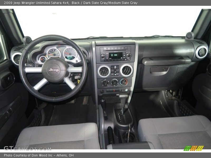 Black / Dark Slate Gray/Medium Slate Gray 2009 Jeep Wrangler Unlimited Sahara 4x4