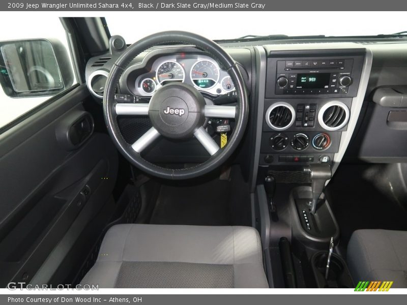 Black / Dark Slate Gray/Medium Slate Gray 2009 Jeep Wrangler Unlimited Sahara 4x4