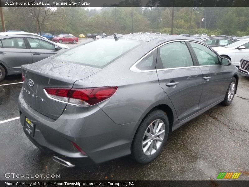 Machine Gray / Gray 2019 Hyundai Sonata SE