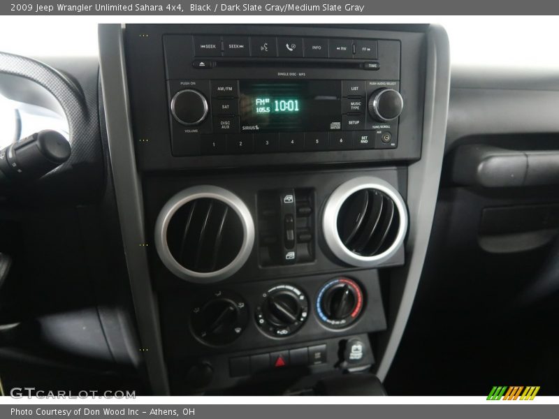 Black / Dark Slate Gray/Medium Slate Gray 2009 Jeep Wrangler Unlimited Sahara 4x4
