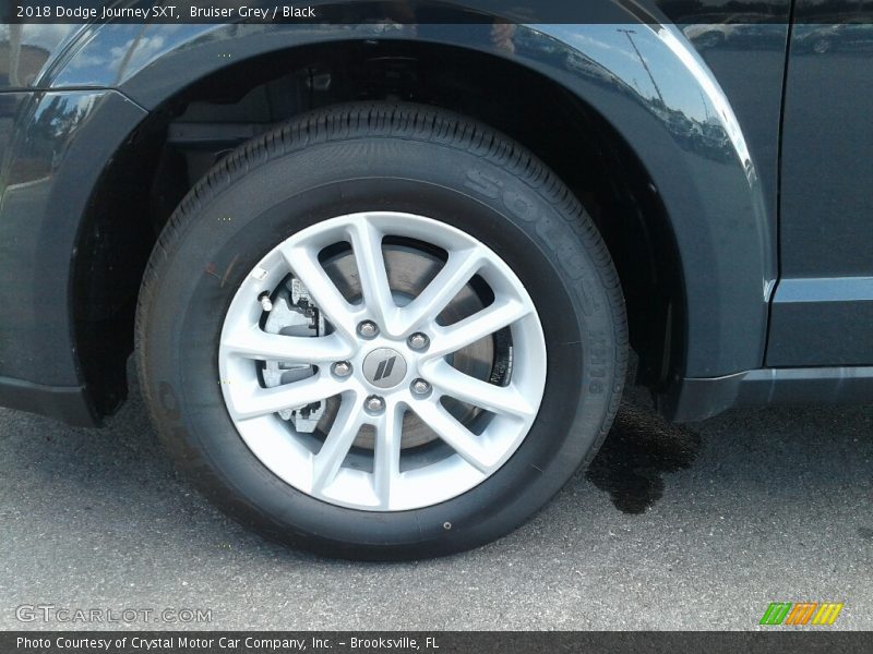 Bruiser Grey / Black 2018 Dodge Journey SXT