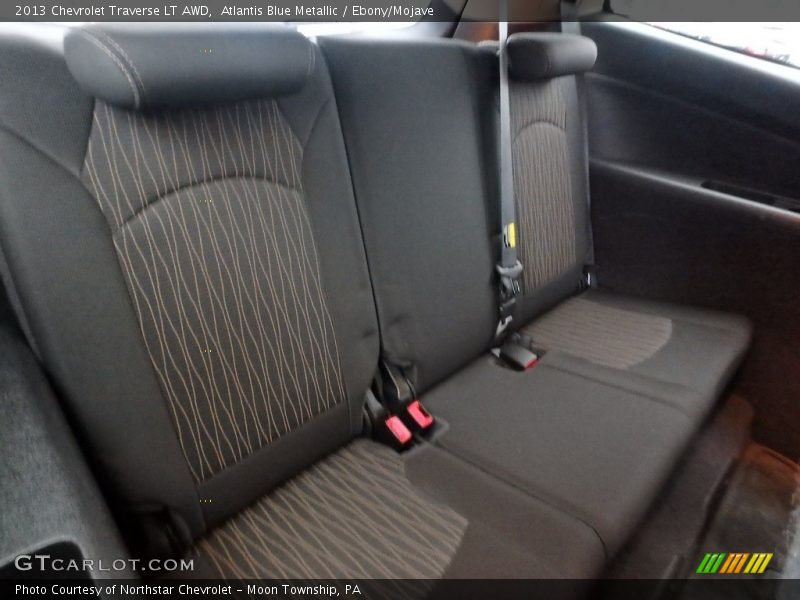 Atlantis Blue Metallic / Ebony/Mojave 2013 Chevrolet Traverse LT AWD