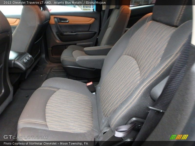 Atlantis Blue Metallic / Ebony/Mojave 2013 Chevrolet Traverse LT AWD