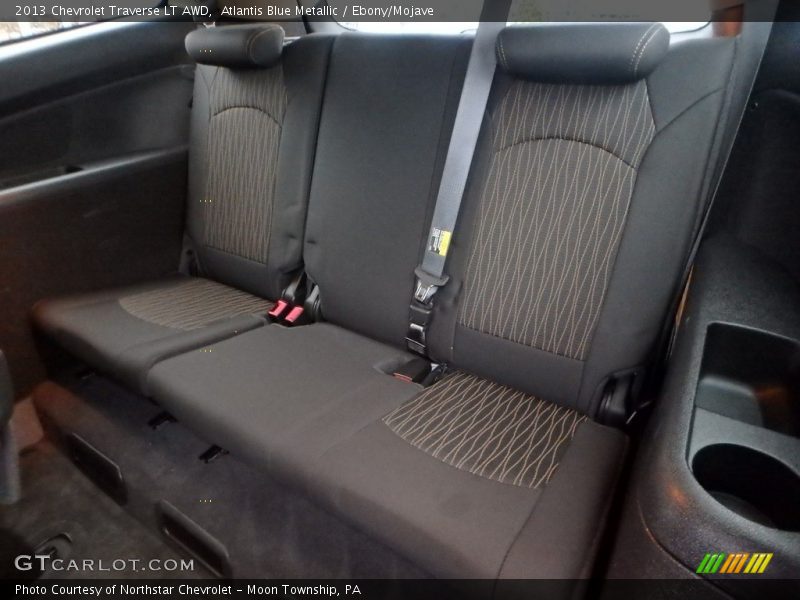 Atlantis Blue Metallic / Ebony/Mojave 2013 Chevrolet Traverse LT AWD