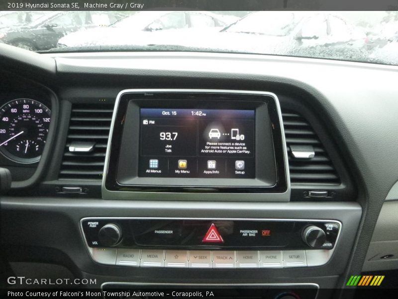 Machine Gray / Gray 2019 Hyundai Sonata SE