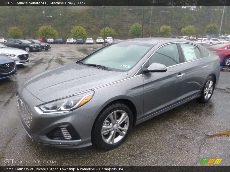 Machine Gray / Black 2019 Hyundai Sonata SEL