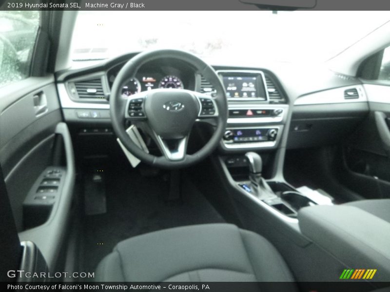 Machine Gray / Black 2019 Hyundai Sonata SEL