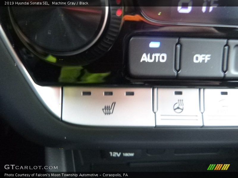 Machine Gray / Black 2019 Hyundai Sonata SEL