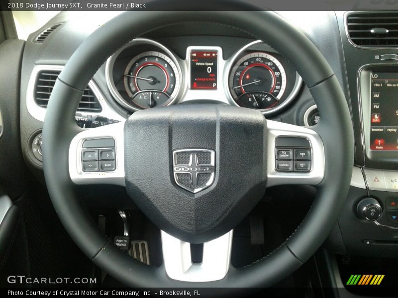 Granite Pearl / Black 2018 Dodge Journey SXT