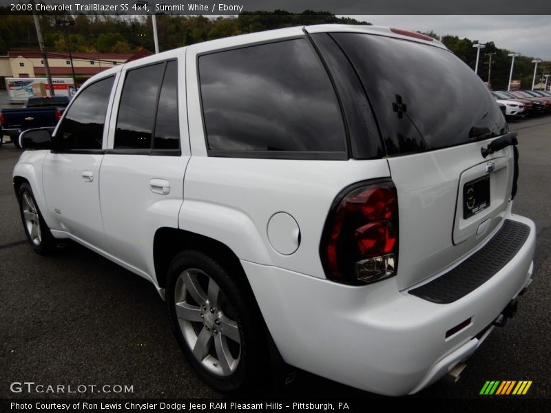 Summit White / Ebony 2008 Chevrolet TrailBlazer SS 4x4