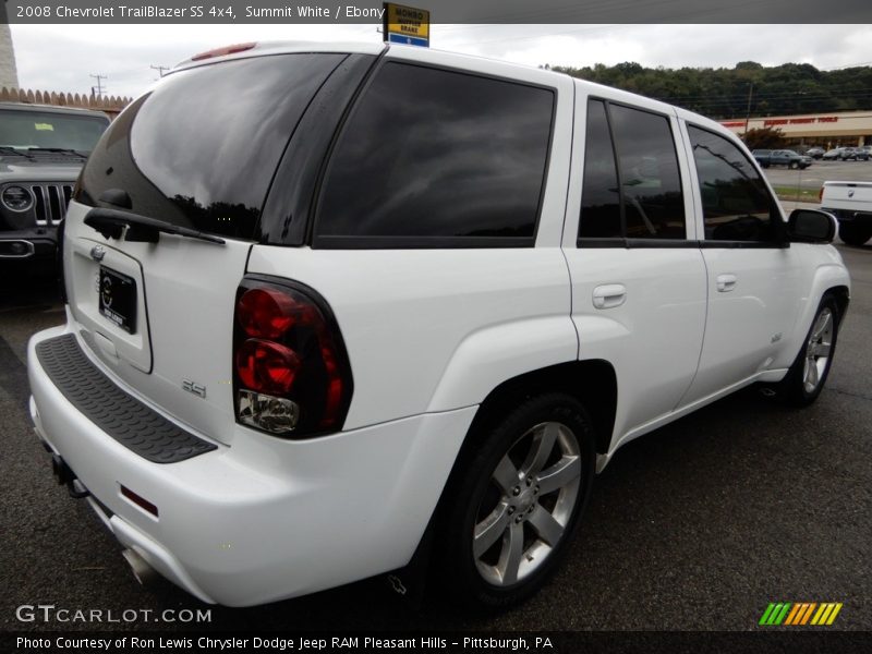Summit White / Ebony 2008 Chevrolet TrailBlazer SS 4x4