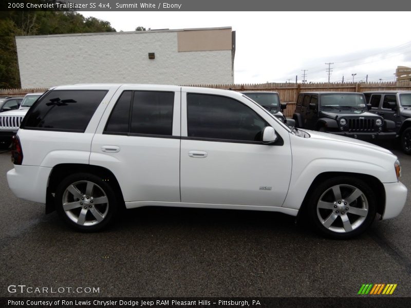 Summit White / Ebony 2008 Chevrolet TrailBlazer SS 4x4