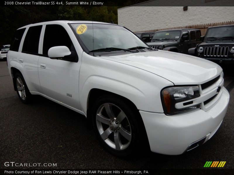 Summit White / Ebony 2008 Chevrolet TrailBlazer SS 4x4