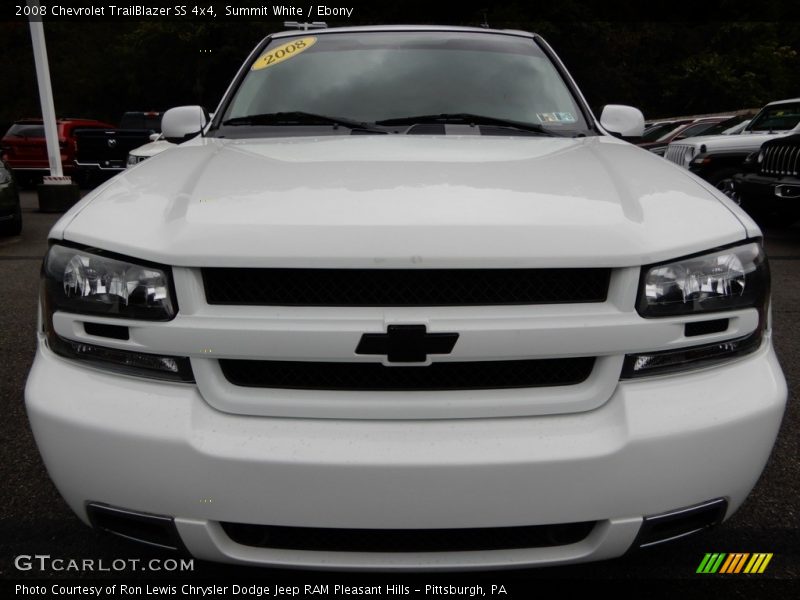 Summit White / Ebony 2008 Chevrolet TrailBlazer SS 4x4