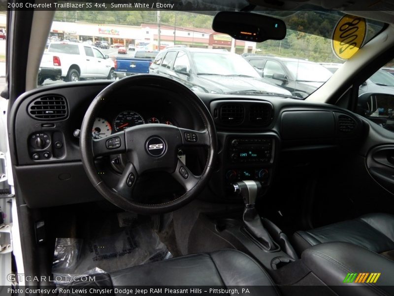 Summit White / Ebony 2008 Chevrolet TrailBlazer SS 4x4