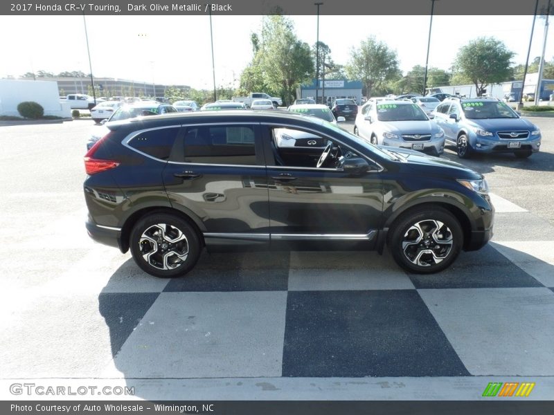 Dark Olive Metallic / Black 2017 Honda CR-V Touring