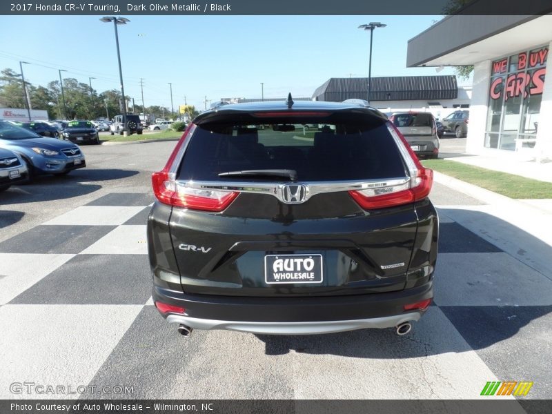 Dark Olive Metallic / Black 2017 Honda CR-V Touring