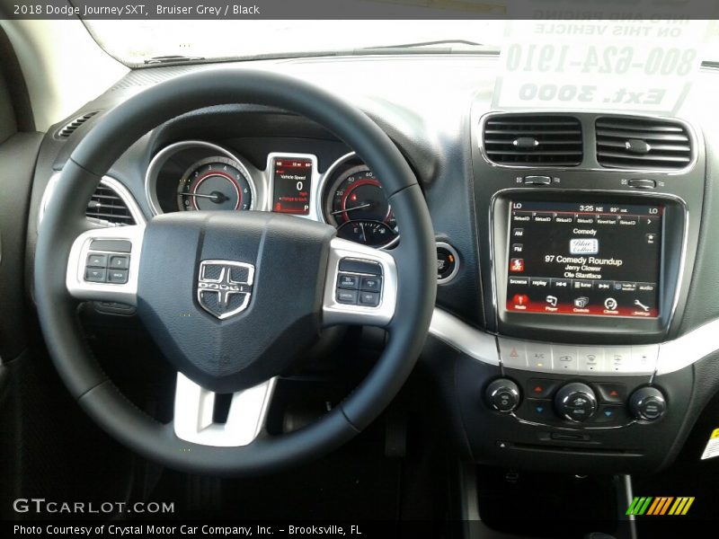 Bruiser Grey / Black 2018 Dodge Journey SXT