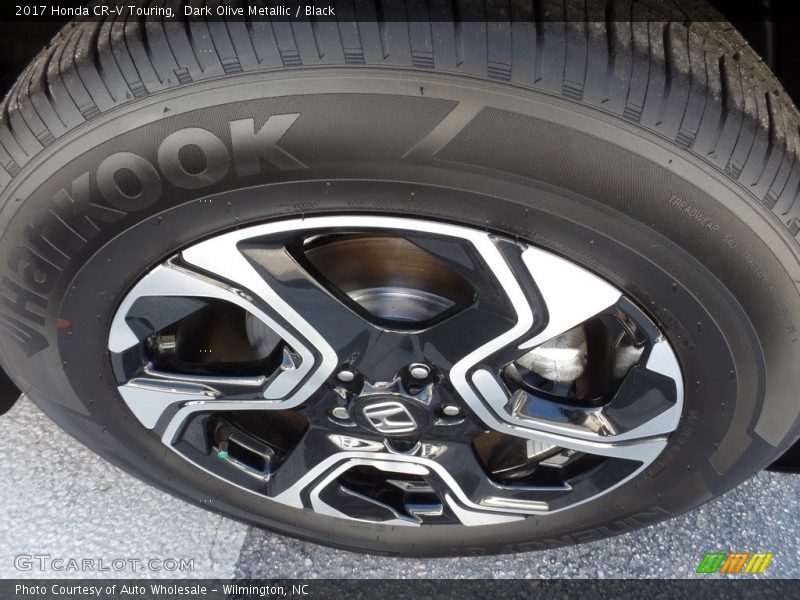 Dark Olive Metallic / Black 2017 Honda CR-V Touring