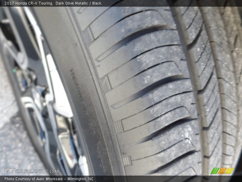 Dark Olive Metallic / Black 2017 Honda CR-V Touring