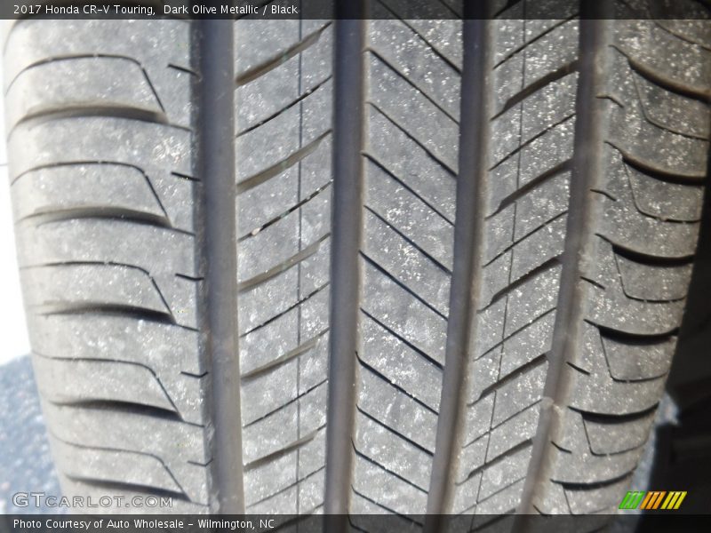 Dark Olive Metallic / Black 2017 Honda CR-V Touring