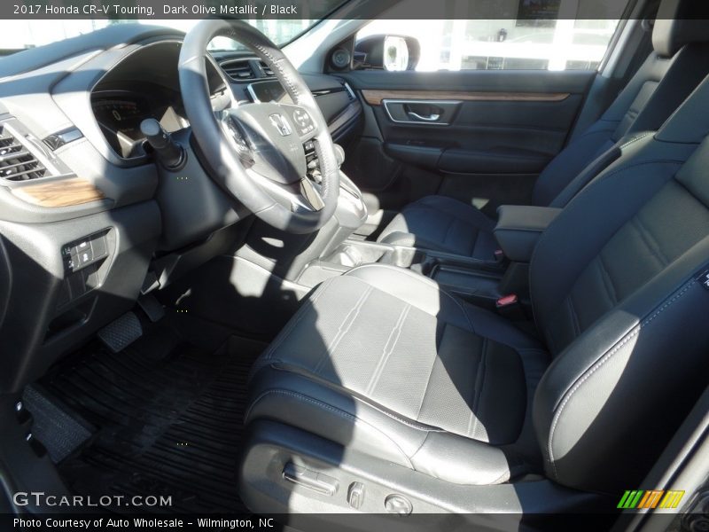 Dark Olive Metallic / Black 2017 Honda CR-V Touring