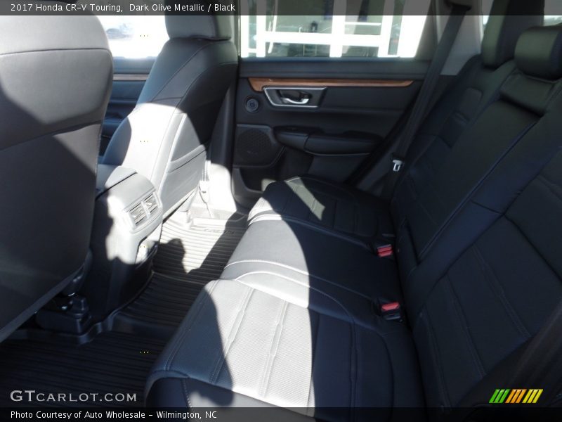 Dark Olive Metallic / Black 2017 Honda CR-V Touring