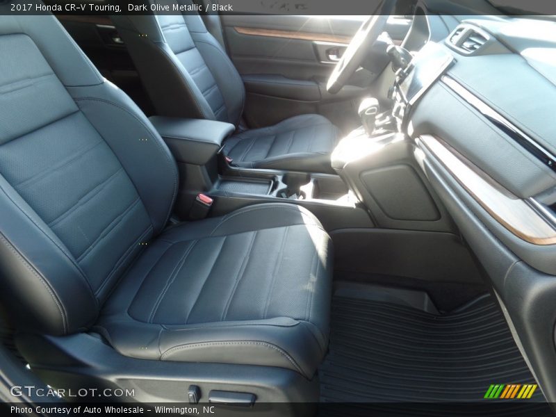 Dark Olive Metallic / Black 2017 Honda CR-V Touring