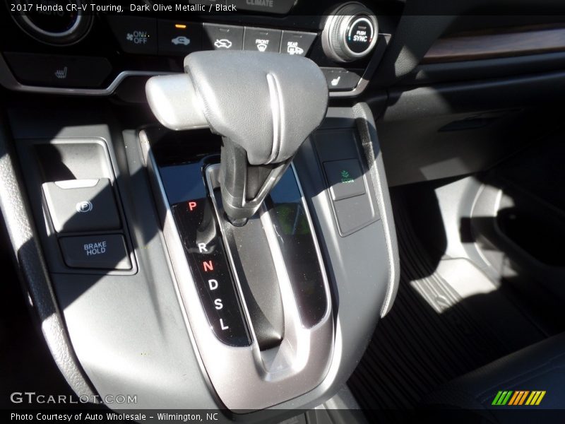 Dark Olive Metallic / Black 2017 Honda CR-V Touring