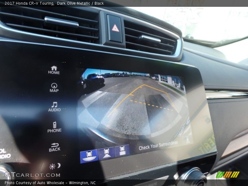 Dark Olive Metallic / Black 2017 Honda CR-V Touring
